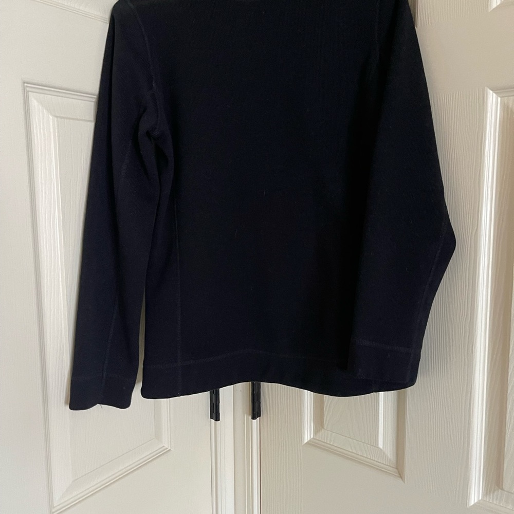 Calvin Klein Black Jacket with Gold Accents - Small - Picture 2 of 4